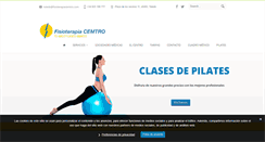 Desktop Screenshot of fisioterapiacemtro.es